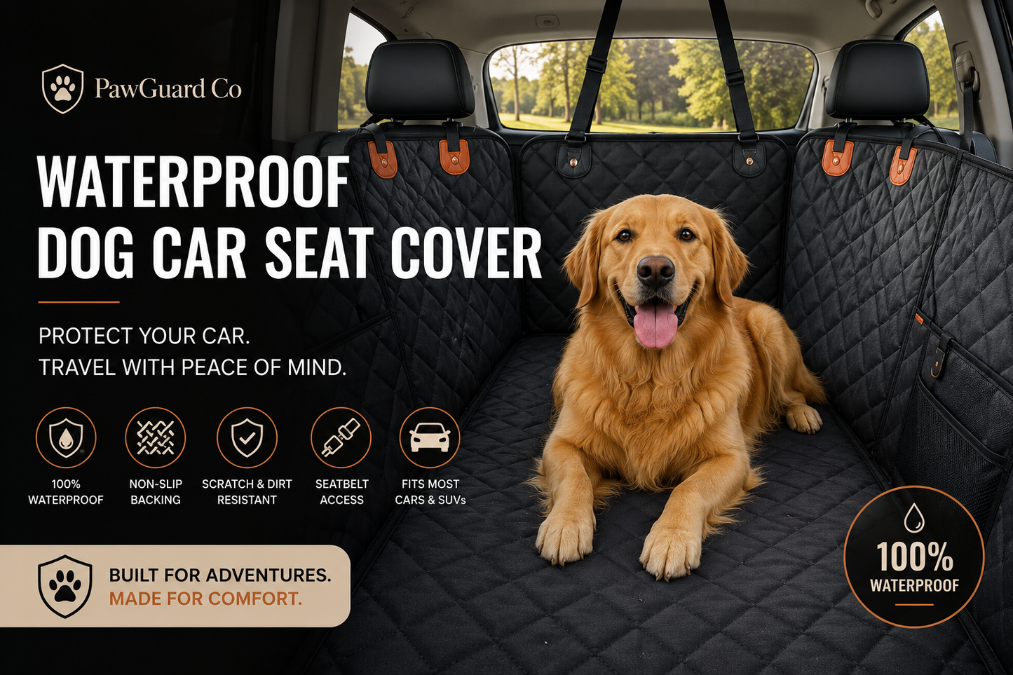 PawGuard Shield™ Car Seat Protector