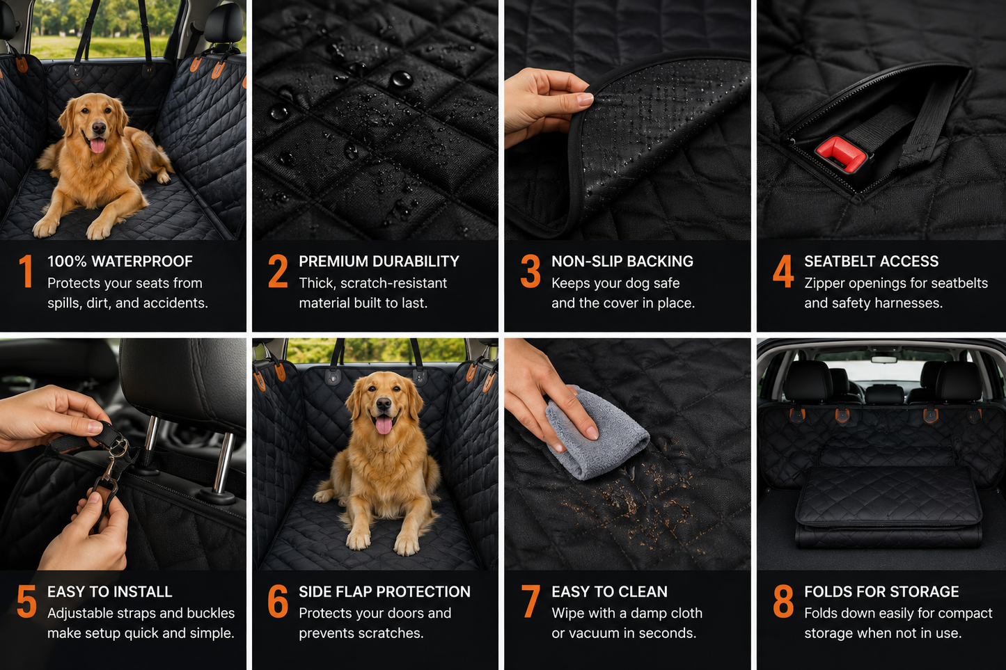 PawGuard Shield™ Car Seat Protector