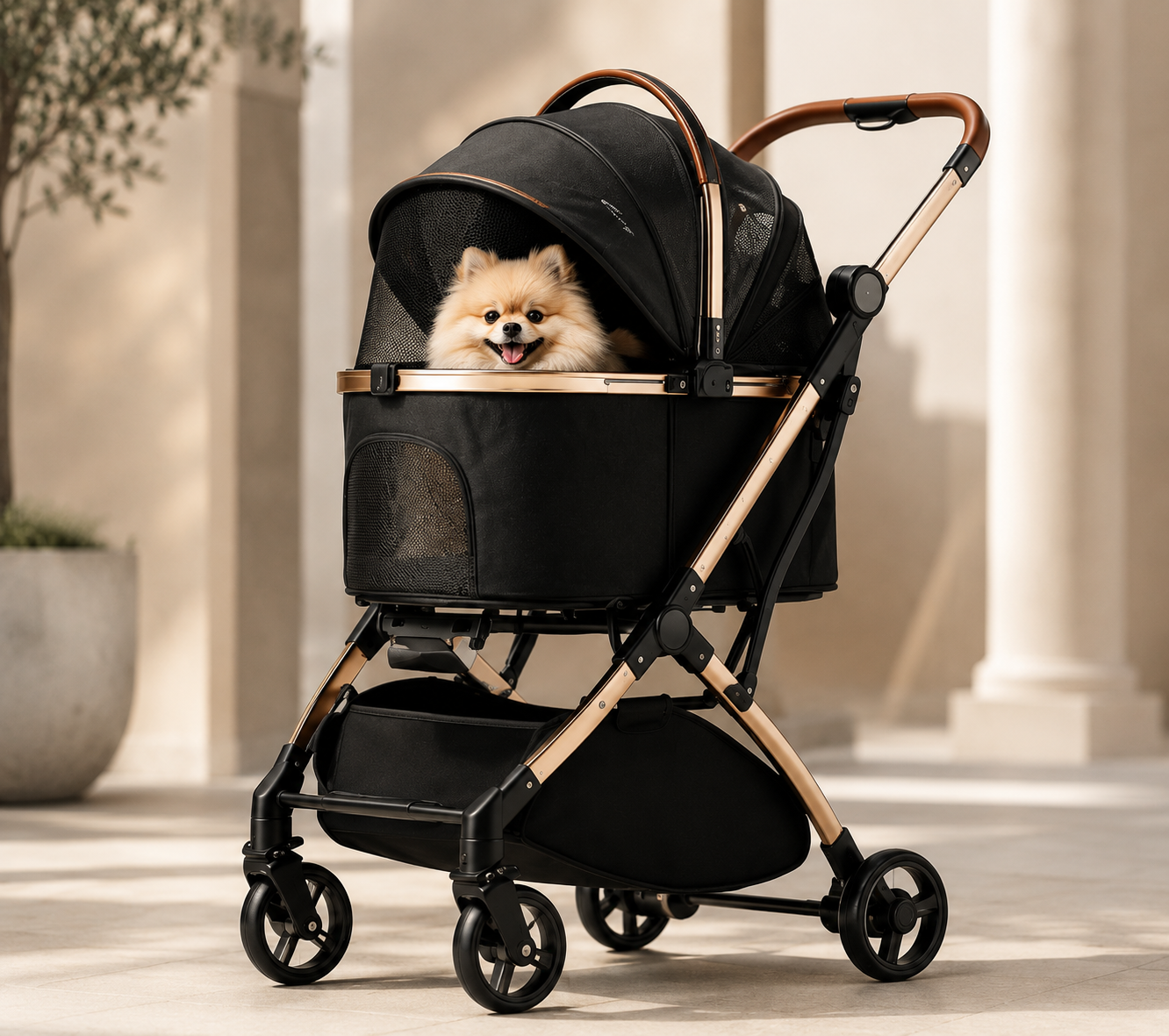 PawGuard Royale™ Pet Stroller