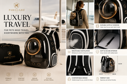 PawGuard Luxe Travel Carrier Backpack™