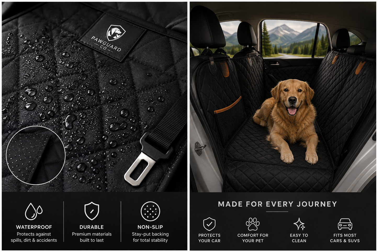 PawGuard Shield™ Car Seat Protector